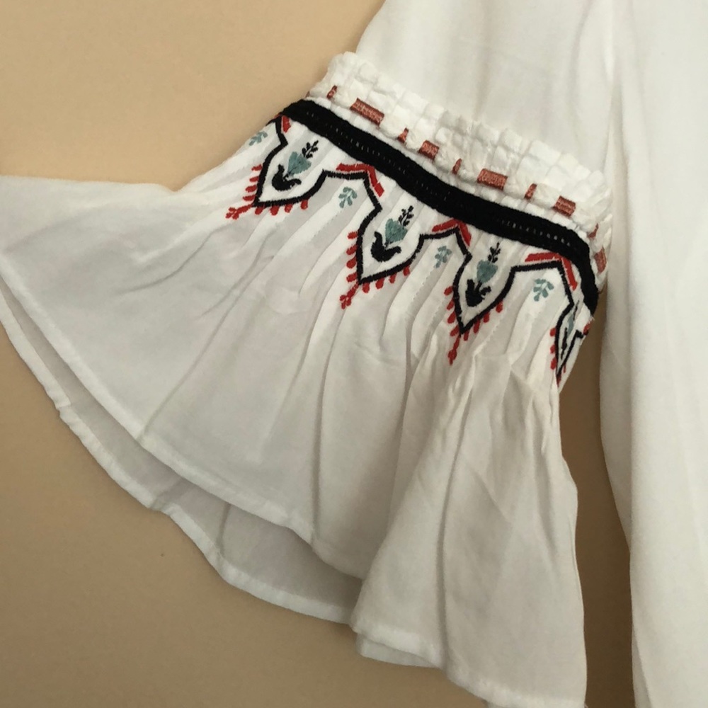 Loft Ruffle Sleeve Blouse - Picture 2 of 2